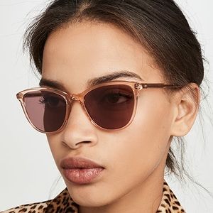 Garrett Leight Magician Sunglasses in Pink Crystal